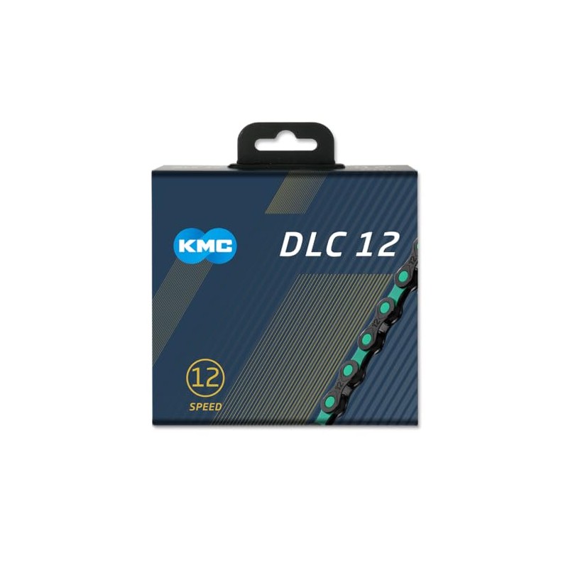 KMC DLC12 12 Speed Chain, 126 Links, Celeste