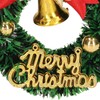 10PCS Dollhouse Christmas Wreaths Simulation Plastic Garland Model for 1/12