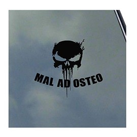 Mal Ad Osteo Skull Vinyl Sticker Decal USA Navy Devgru Bad MF Frogman