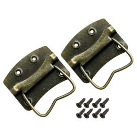 HMF 6497 Vintage Furniture Handles Metal Furniture Handles | Pack of 2 | 54 x 55 mm | Bronze