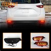 ZDEERAOTO Rear Bumper Reflector Light Fog Light DRL Lamp Feature