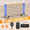 Hotnueout 5FT Small Mini Pickleball Net Set - Quick Setup