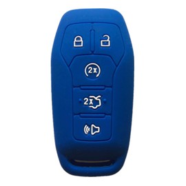Ford Mustang Key Fob Cover: Silicone Car Remote Case Fit for Ford Mustang Fusion Exploer Edge F150 Lincoln MKZ MKX MKC | Rpkey Key Fob Shell Protector