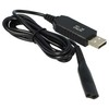 vhbw Ladekabel kompatibel mit Braun Silk&Soft 5360, 5560 Rasierer -
