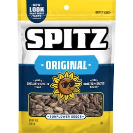 Spitz Sunflower Seeds, Salted, 6 Ounce (Pack of 9)