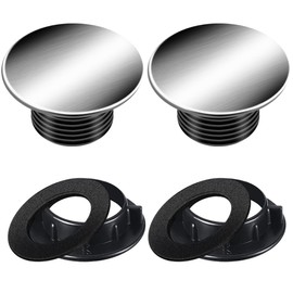 Sink Tap Hole Cover Kitchen Faucet Hole Cover Brushed Stainless Steel (1 to 1.6 Inch in Diameter) (1.10-1.60 inch)