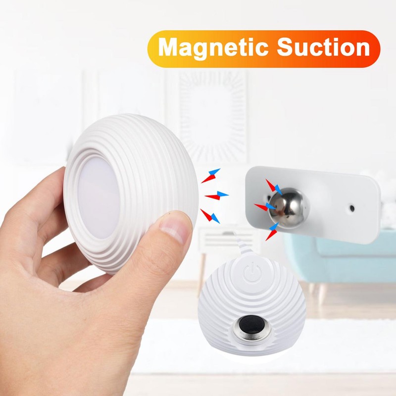 LED Cordless Desk Lamp Metal 360 Degree Rotatable Magnetic Wall