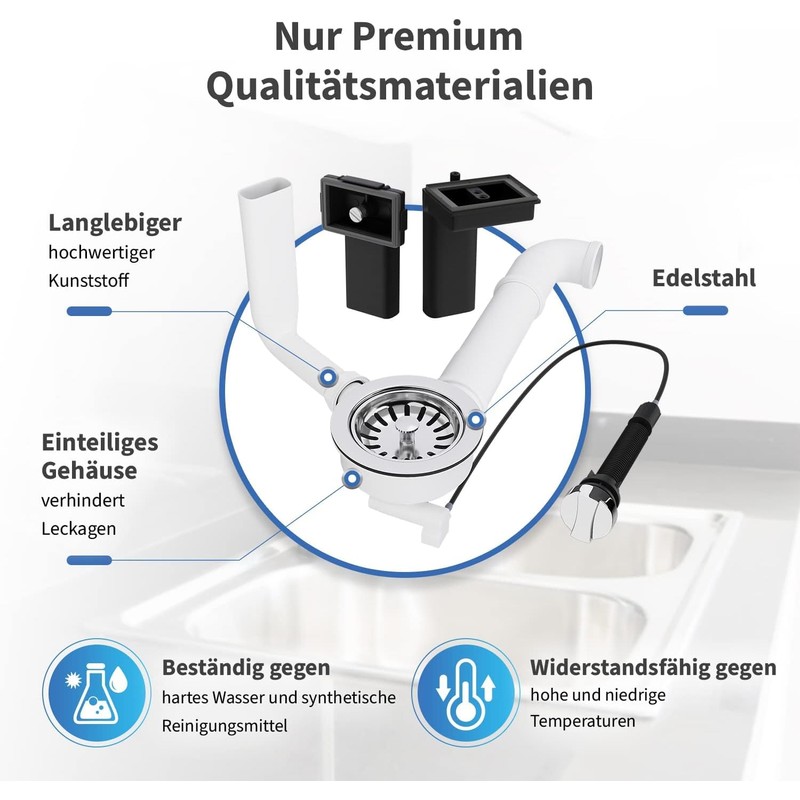 Aquade Strainer Basket Valve 114 mm – Strainer Basket Sink