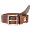 Carhartt Saddle Leather Belt Brown/Nickel Roller Finish 36