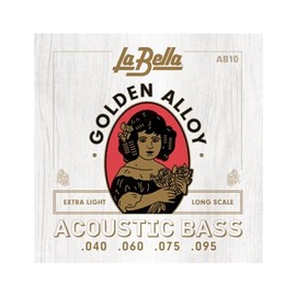 La Bella Acoustic Bass Guitar Phos/Bronze Extra Light 40-95