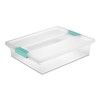 Sterilite Large Clip Storage Box Container (12 Pack) + Small