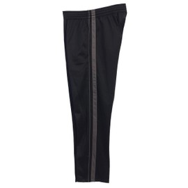 Gioberti Boys Track Jogger Athletic Pants - with Zip Bottom, Black/Charcoal, Size 12