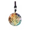 TENDER LIHOME Collar 7 Chakras Orgonita Cuarzo Reiki Chacras Espiritual