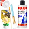 OOTDART 2-in-1 Varnish Puzzle Glue, 250ml Clear Gloss Glue for