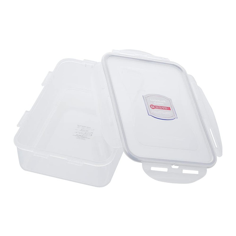 ベストコ ロック&ロック クラシック 1.6L 保存容器 長方形 グレー HPL824G