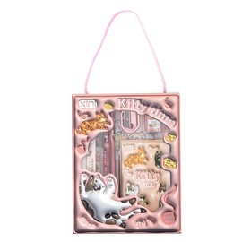 Back to School Supply Kit for Students Space Gifts Pink School Supplies Cute Stationery Set Include Fun Pencils,Ruler,Eraser, Sharpeners and Aesthetic Notebook Ideal School&Office Stuff (Cat Theme)