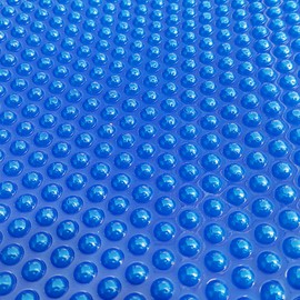 16-Mil 12 x 24 FT Solar Pool Cover, Rectangle Solar Blanket for In-Ground and Above-Ground Swimming Pools,Blue