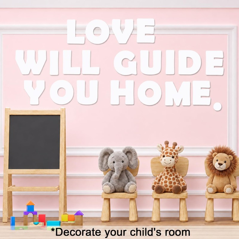 154 PCS 7" Bulletin Board Letters Classic White Classroom Decorations
