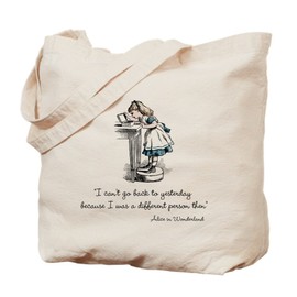 CafePress Different Person Natural Canvas Tote Bag, Reusable Shopping Bag