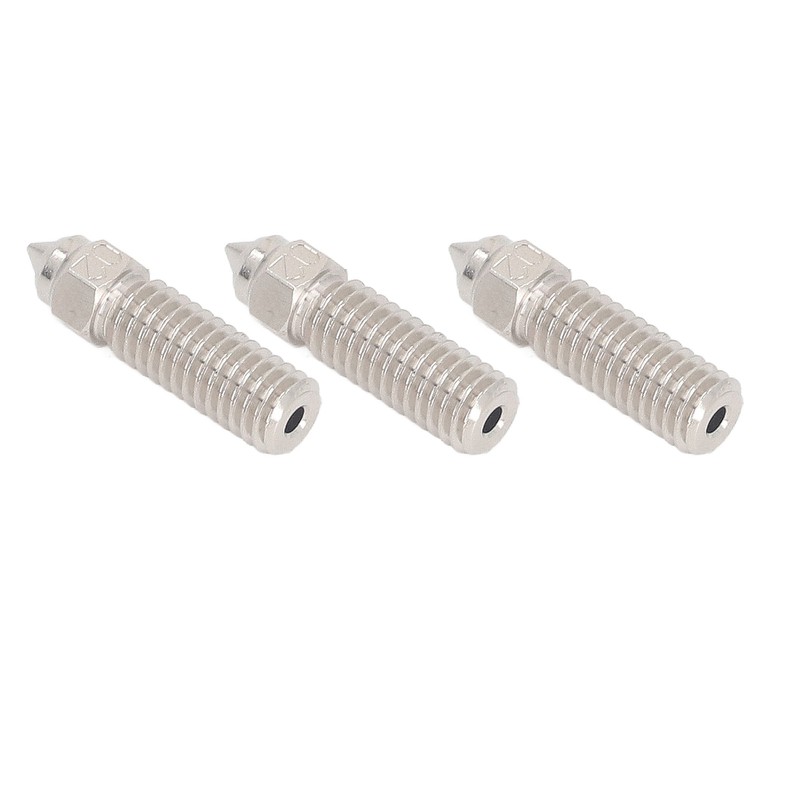 3 Pcs 0.4mm Nozzle M6 Thread High Thermal Conductivity Cr