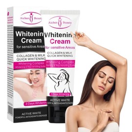 Crema Aclaradora Aichun Aclara Axilas Codos Rodillas Zonas Íntimas Mejora Apariencia