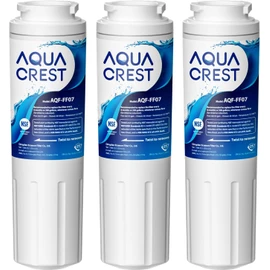 AQUA CREST UKF8001 Refrigerator Water Filter, Compatible with Maytag UKF8001P, Whirlpool UKF8001AXX-750, UKF8001AXX, EDR4RXD1, 4396395, EveryDrop Filter 4, Msd2651heb (Pack of 3)