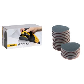 Mirka Abralon Sanding Disc, Polishing Disc, Diameter 77 mm, Velcro, 3000 Grit, Pack of 20, for Sanding and Polishing Paint, Wood, Plastic