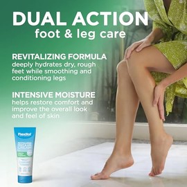 Flexitol Crema revitalizante para pies y piernas, hidratación intensiva para pies y piernas secos y ásperos, cuidado de la humedad de absorción rápida