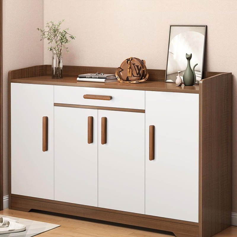 AENZOOY 6 Pack Walnut Wood Rounded Edge 5.04 Inch (128mm)