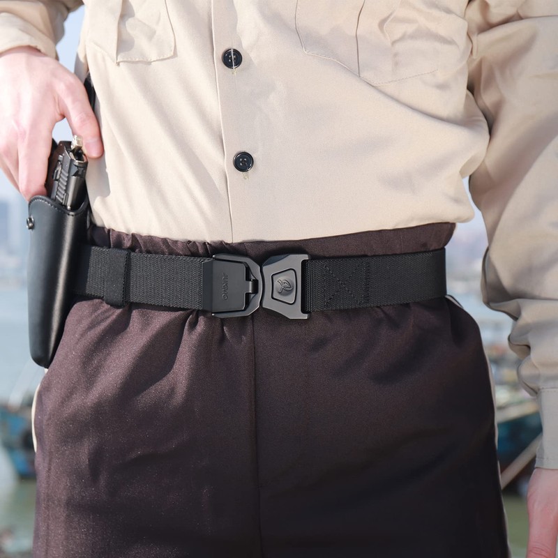 JUKMO Quick Release Tactical Belt Military Hiking 3.8 cm Work