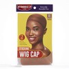 Red by Kiss Wig Cap (1 PACK, Natural Brown (Stocking))