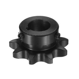 sourcing map #50 Chain Roller Sprocket B Type, 3/4" Bore 9 Tooth Single Strand Chain Sprocket, Carbon Steel, Keyway with Set Screws