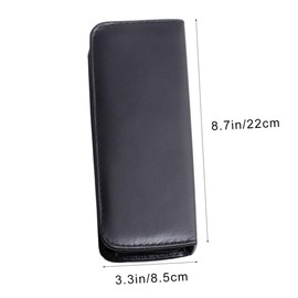 FOMIYES 1 Set Hair Cutting Scissor Hairdressing Tool Teeth Cut Flat Cut Barber Accessories Black