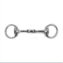 Equine Smile ES0097 ErgoBit Olive Head Bit Double Broken Stainless Steel Ring Diameter 55 mm Bit Thickness 14 mm (14.5 cm)