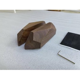 Nuvograin Adjustable Vertical Laptop Stand, MacBook Holder Wood, Wooden Laptop Stand,Vertical Laptop Holder for Desk, Width Adjustable Dock Fits All MacBook/Surface Pro