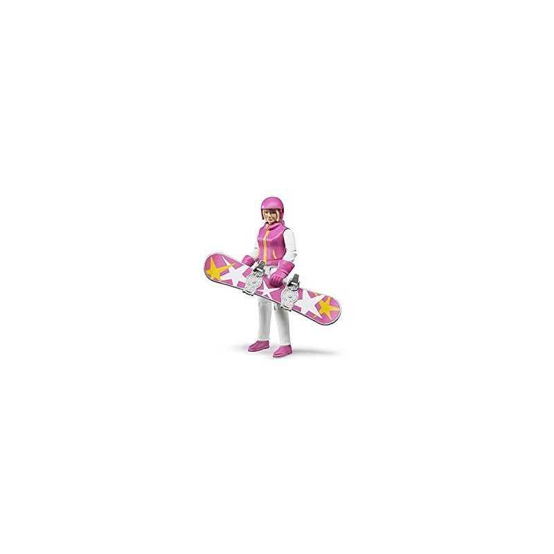 Bruder Snowboarder Woman with Accessories
