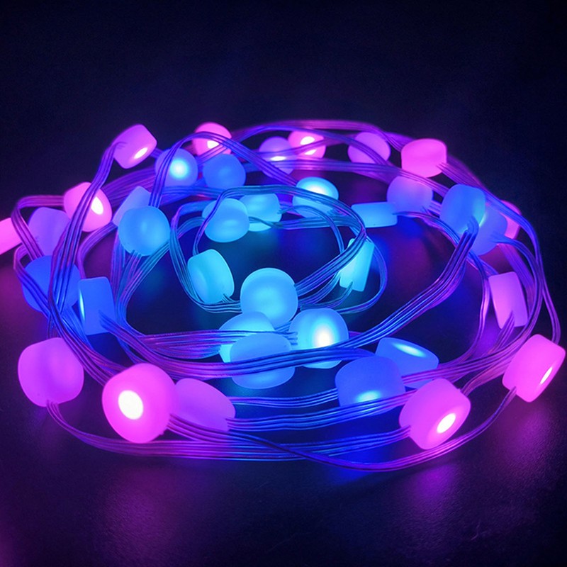 LED Globe String Light USB Powered Remote Control 16 Color