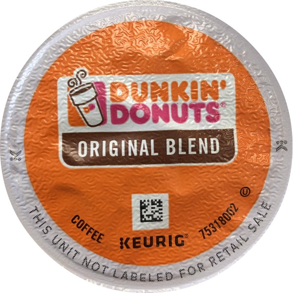 Dunkin Donuts 0845 K-Cup Pods, Original Blend, 24/box