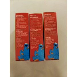 Sesame Street New set of 3 equals 60 Sesame Street Bandaids