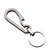 [Belfore] [Made of TC4 Titanium Alloy] Carabiner Keychain, Lightweight, Strong,