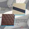 Sandfren Car Center Console Cover, Leather Vehicle Armrest Cover Cushion