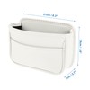 A ABSOPRO Car Trash Can Portable and Hanging 8.3" Length