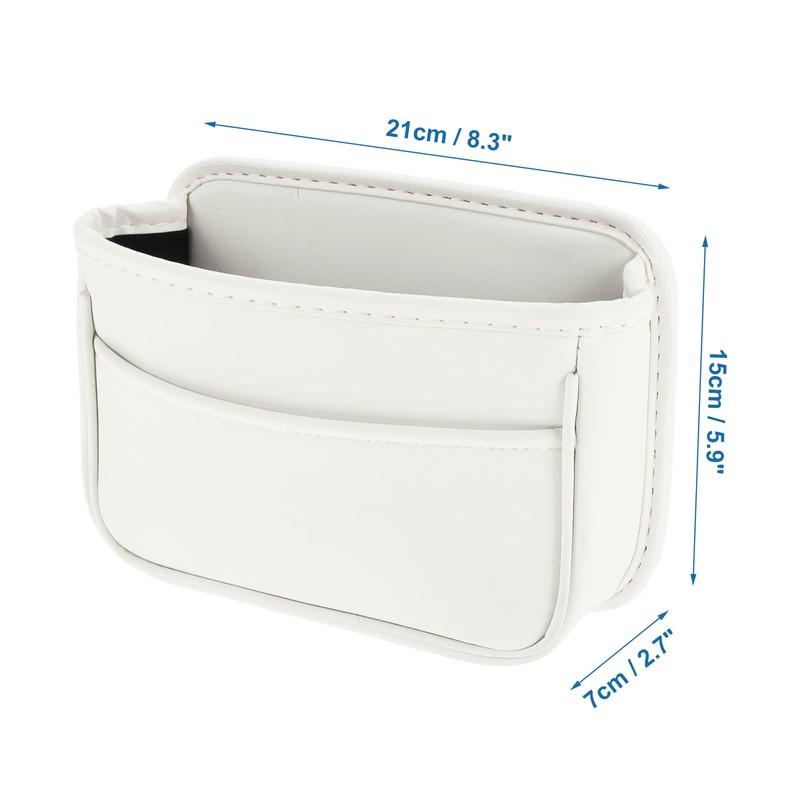 A ABSOPRO Car Trash Can Portable and Hanging 8.3" Length