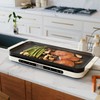 AEWHALE Electric Glass Cooktop 2 Burners with Removable Griddle Pan