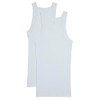 Evolve Men's Cotton Comfort Square Cut Tank Multi Pack, White,