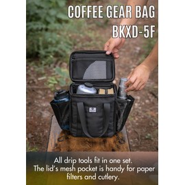 CAMPINGMOON Camping Multi Gear Box S Portable Storage Case for Coffee Gear Fuel Gas Stove Small Camping Accessories BKXD-5F-B