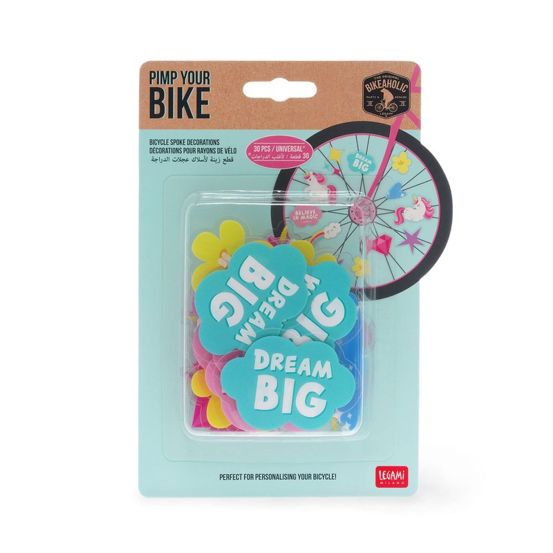 Legami - Set of 30 Bicycle Spokes - Easy to