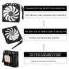 For ID-COOLING IS-40 V3 Low Noise CPU Cooler CPU Fan