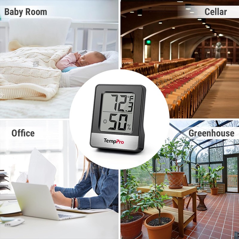 ThermoPro TP49 Digital HygrTempPro TempAir Digital Hygrometer Indoor Thermometer |