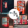 Qjaiune Universal Vending Machine Lock with T-Handle, Soda & Snack